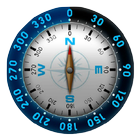 Compas magnétique Orientation icône