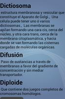 Diccionario de Biología تصوير الشاشة 2