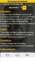 Diccionario de Historia screenshot 3