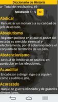 Diccionario de Historia screenshot 2
