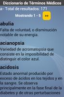 Diccionario de Medicina Ekran Görüntüsü 2