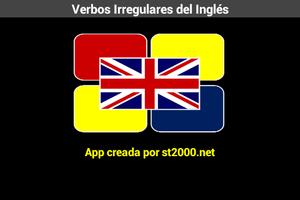 Verbos Irregulares Inglés ポスター