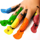 Malowania palcami dla dzieci ikona