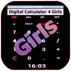 Calculateur numériques filles icône