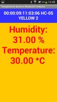 Thermometer Bluetooth Arduino الملصق