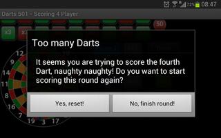 Darts 501 Scoring - Free screenshot 2