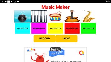 Mini Music Maker capture d'écran 1