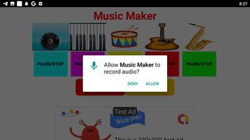 Mini Music Maker capture d'écran 2