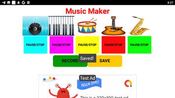 Mini Music Maker capture d'écran 3