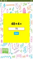Math Quiz - Grade 1 Addition capture d'écran 3