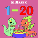 Dino & Dragon Numbers Coloring APK
