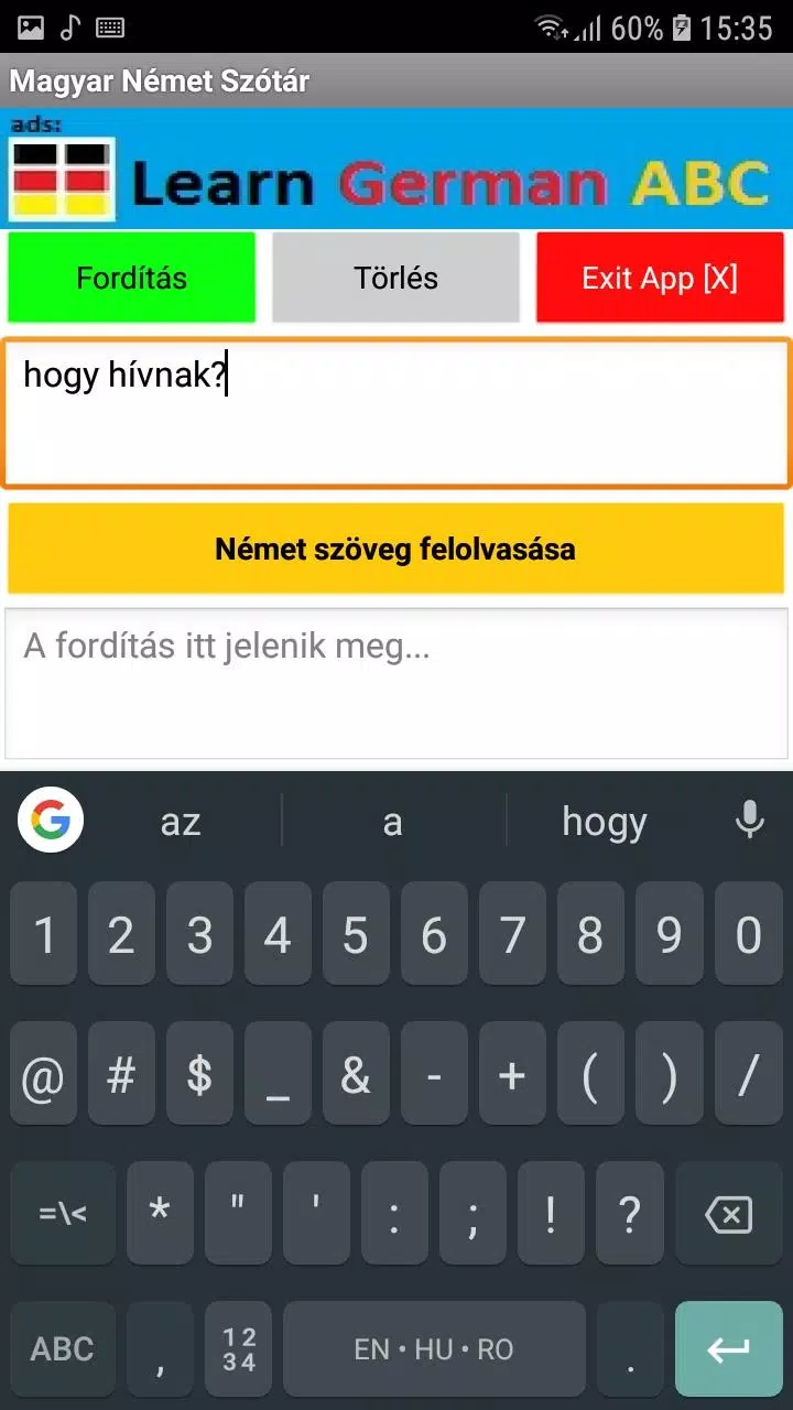 Magyar Német szótár hanggal APK for Android Download
