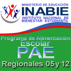 INABIE Regionales 05 y 12 - Menú Escolar icône