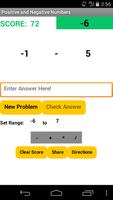 Algebra Negative Numbers - +*/ capture d'écran 2