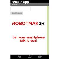 Brickis Robotmak3r Let your phone talk to you پوسٹر