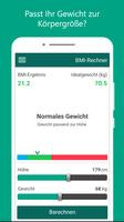 Körpermasseindex: BMI-Rechner Plakat