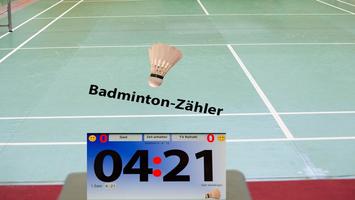 Badminton Zähler Affiche