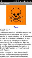 برنامه‌نما Hazardous Chemicals عکس از صفحه