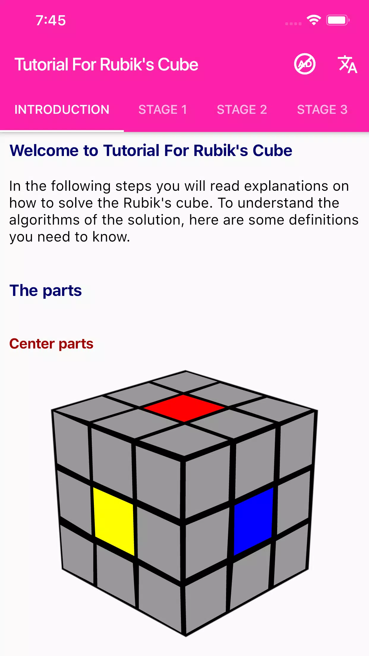 Descarga de APK de Tutorial para el Cubo de Rubik para Android
