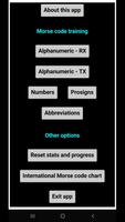 10 WPM CW Morse code trainer تصوير الشاشة 1