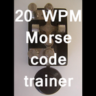 20 WPM CW Morse code trainer icône