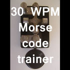 30 WPM CW Morse code trainer icône