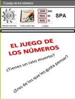 پوستر El Juego de los Numeros