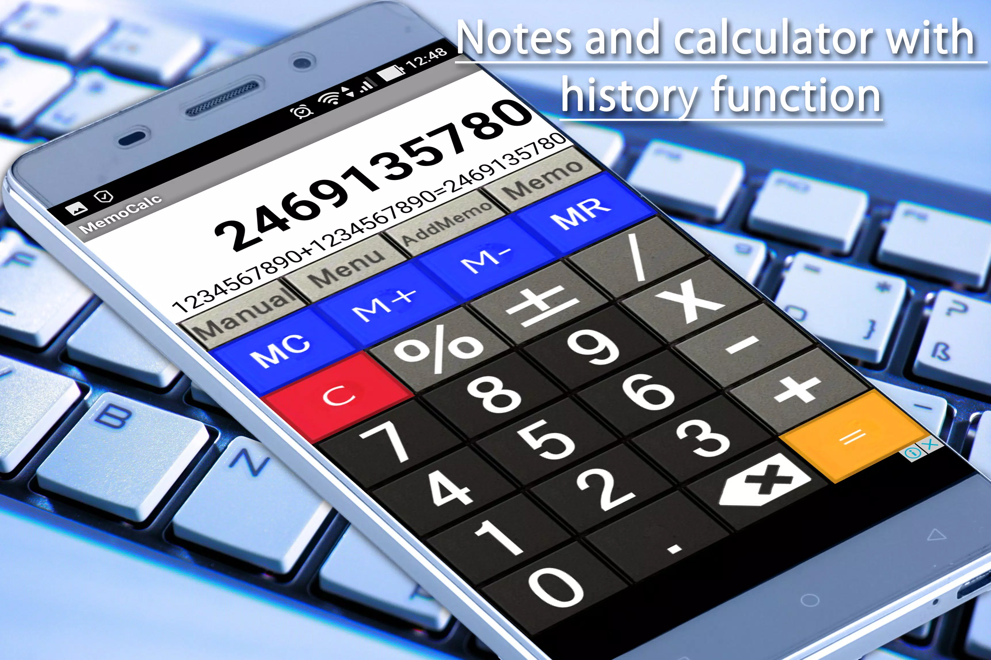 Notes et calculatrice avec fonction historique APK pour Android Télécharger