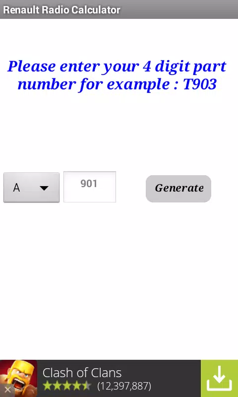 Renault Radio Code Calculator for Android - APK Download