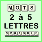 Mots scrabble 2 à 5 lettres icono