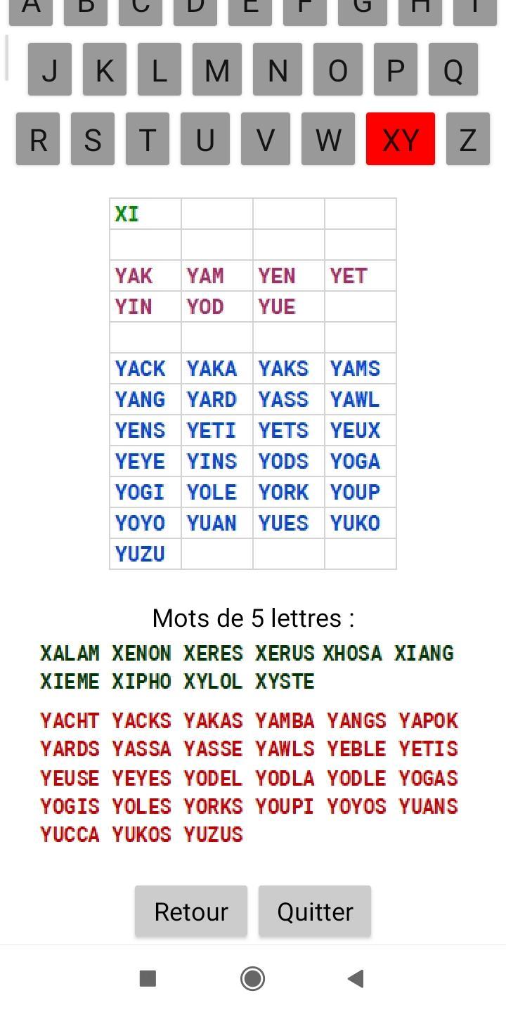 Mots De 5 Lettres Avec Les Lettres Suivantes Mots De 5 Lettres Avec Les Lettres Suivantes | AUTOMASITES