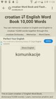 Learn Croatian to English Word Book Screenshot 2