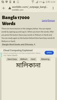 Learn Bangla to English Word Book Affiche