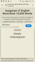 Learn Hungarian to English Word Book Ekran Görüntüsü 2