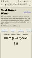 برنامه‌نما Learn Swahili to English Word Book عکس از صفحه