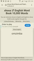 Learn Xhosa to English Word Book capture d'écran 1