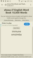 Learn Xhosa to English Word Book capture d'écran 2