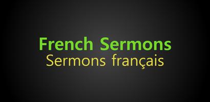 Sermons français plakat