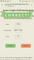 Learn Korean 10,000 words Plakat