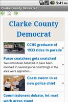 Clarke County Democrat poster