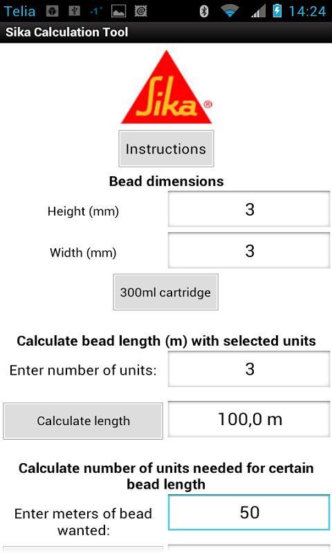 Sika Calculation Tool APK for Android Download