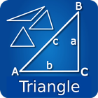 Triangle rectangle angle calc icône
