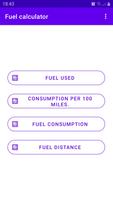 Fuel calculator poster
