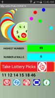 برنامه‌نما My Lotto Picks EVENTS عکس از صفحه