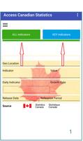 Access Canadian Statistics Ekran Görüntüsü 1