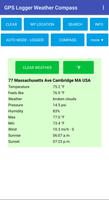 GPS Logger Weather Compass imagem de tela 2