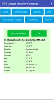 GPS Logger Weather Compass स्क्रीनशॉट 2
