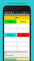 SWOT Template पोस्टर