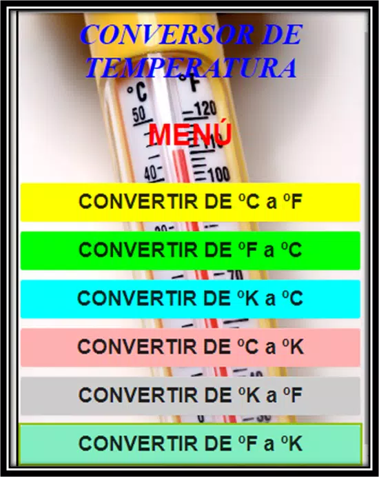 Convertidor de Grados Celsius, Fahrenheit, kelvin. APK for Android Download