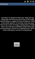 Eye retina test स्क्रीनशॉट 3